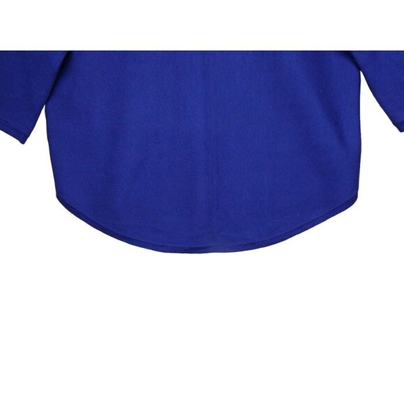 Jigsaw Pullover Sweater Jumper Size‎ M Wool Blend Round Hem Blue - Picture 8 of 10